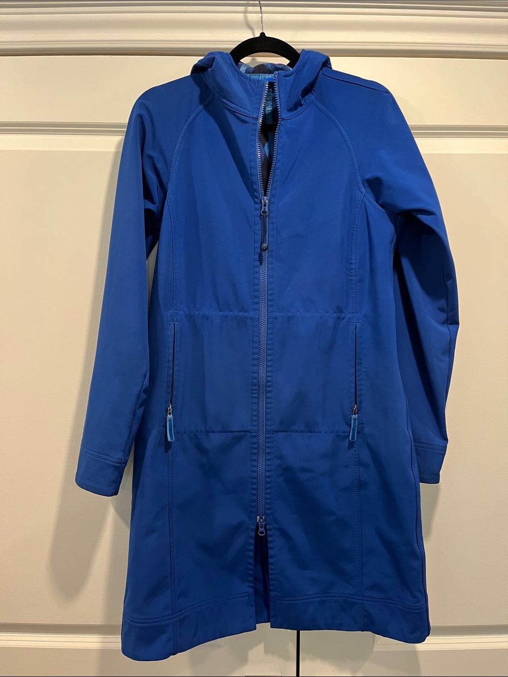 Lululemon Blue Hooded Softshell Coat